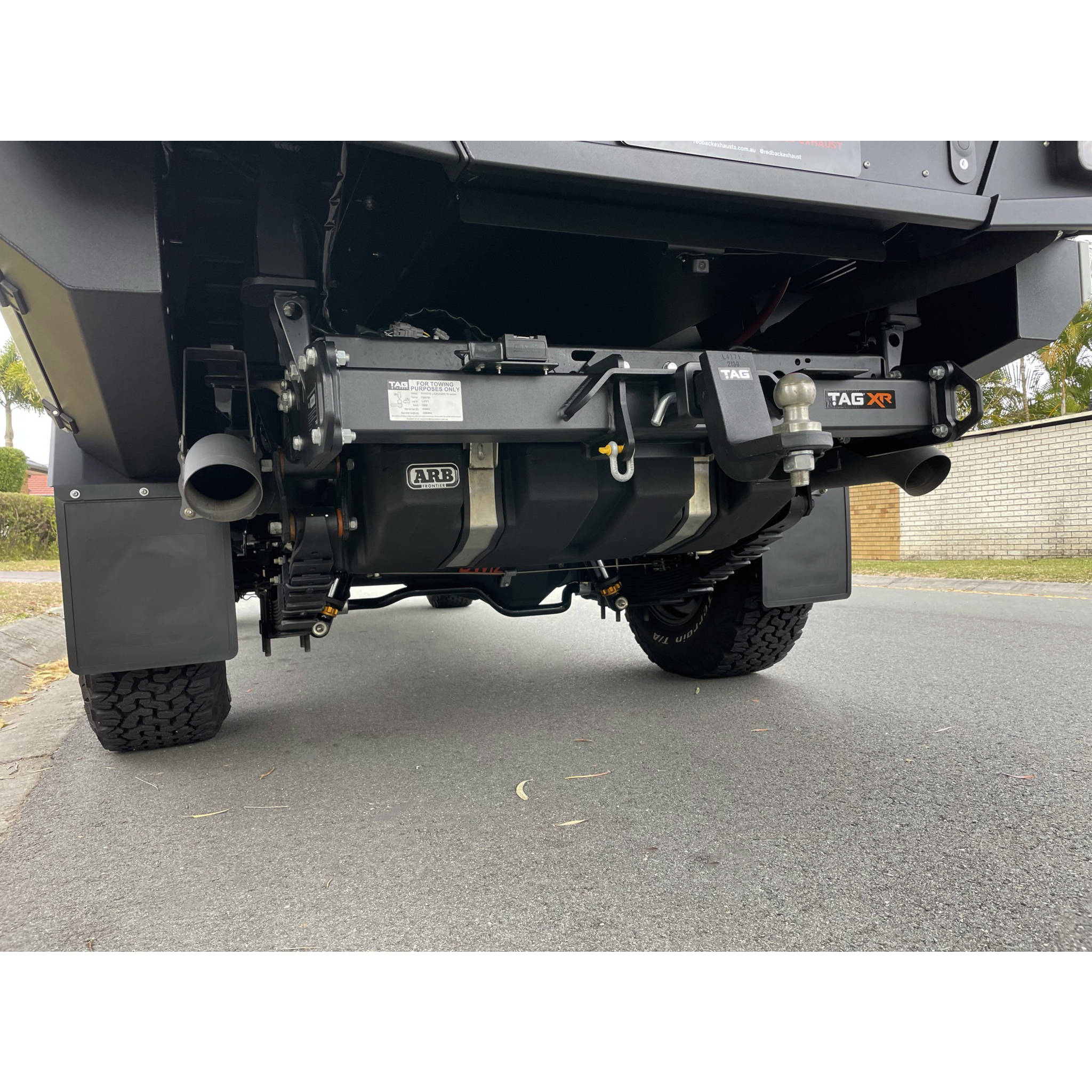 Redback Extreme Duty Twin 4’’ Exhaust for Toyota Landcruiser 79 Series - 4x4 Performance System
