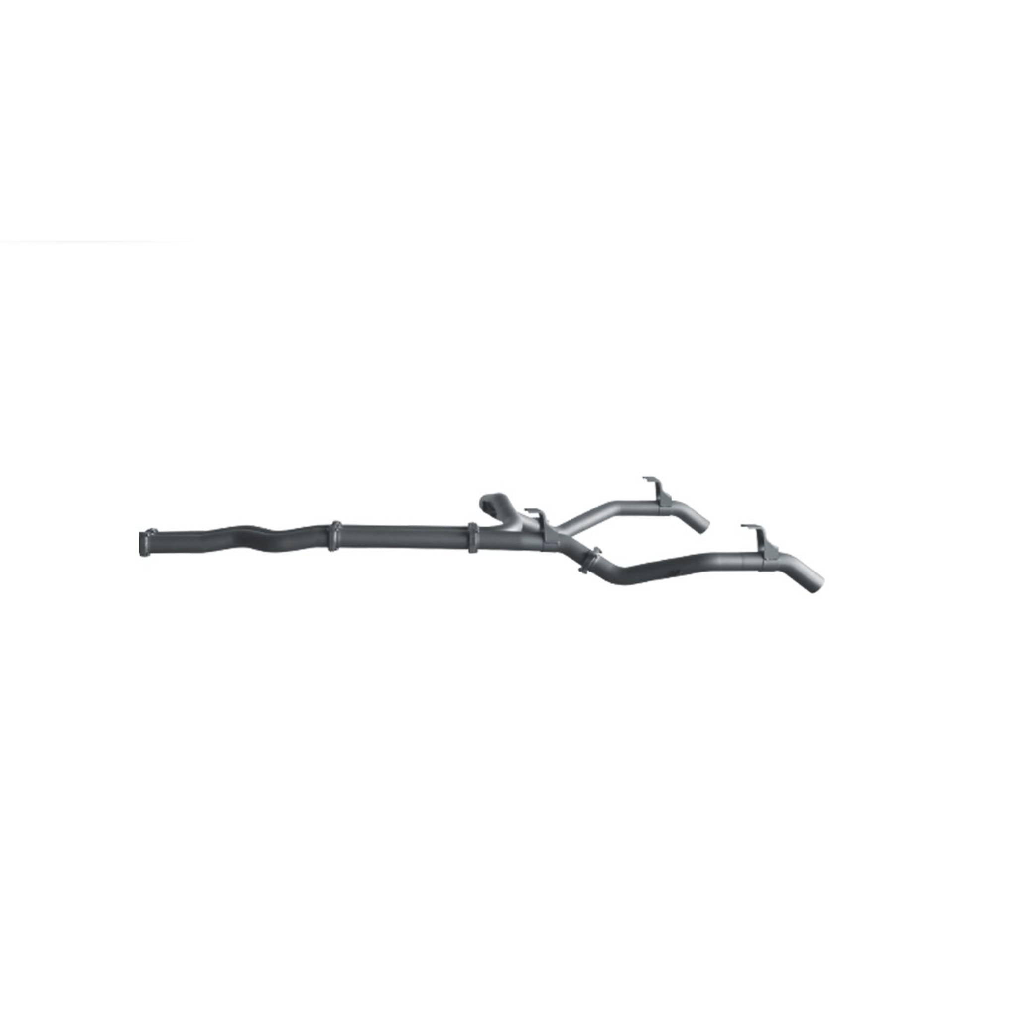 Redback Extreme Duty Twin Exhaust for Toyota Landcruiser 76 Series Wagon (11/2016 - on) - Pipe Only (Loud) - 4x4