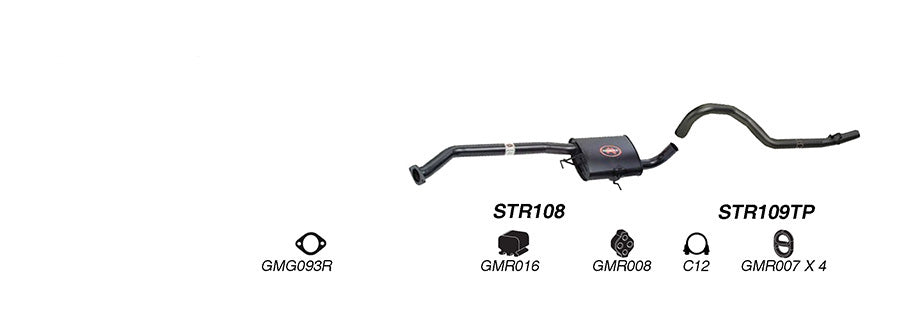 Redback Performance 2.5’’ Exhaust System for Holden Commodore VN VP VR V8 & V6 - VS V8 Ute and Wagon - Performance