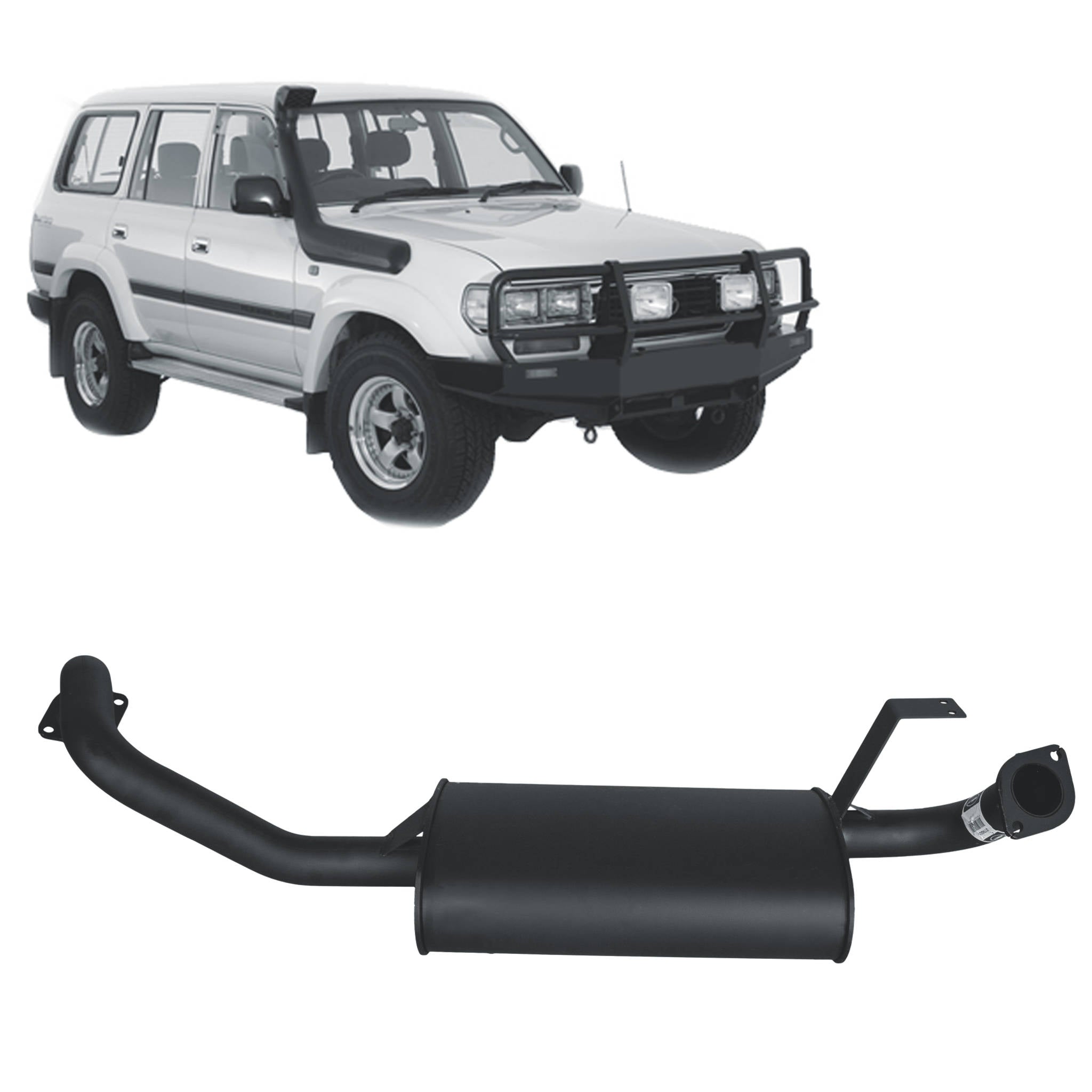 Redback Performance Exhaust for Toyota Landcruiser 80 Series Wagon 4.2L 1HZ & 4.5L FZ - Performance Exhaust System