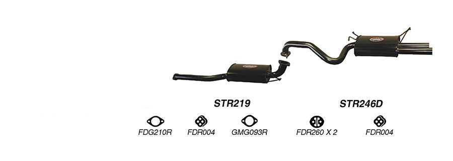 Redback Performance Exhaust System for Ford Falcon (01/2002 - 04/2008) Fairmont (01/2002 - 04/2008) Ford Falcon