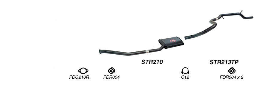 Redback Performance Exhaust System for Ford Falcon (03/1992 - 09/2002) Fairmont (03/1992 - 09/2002) - Performance