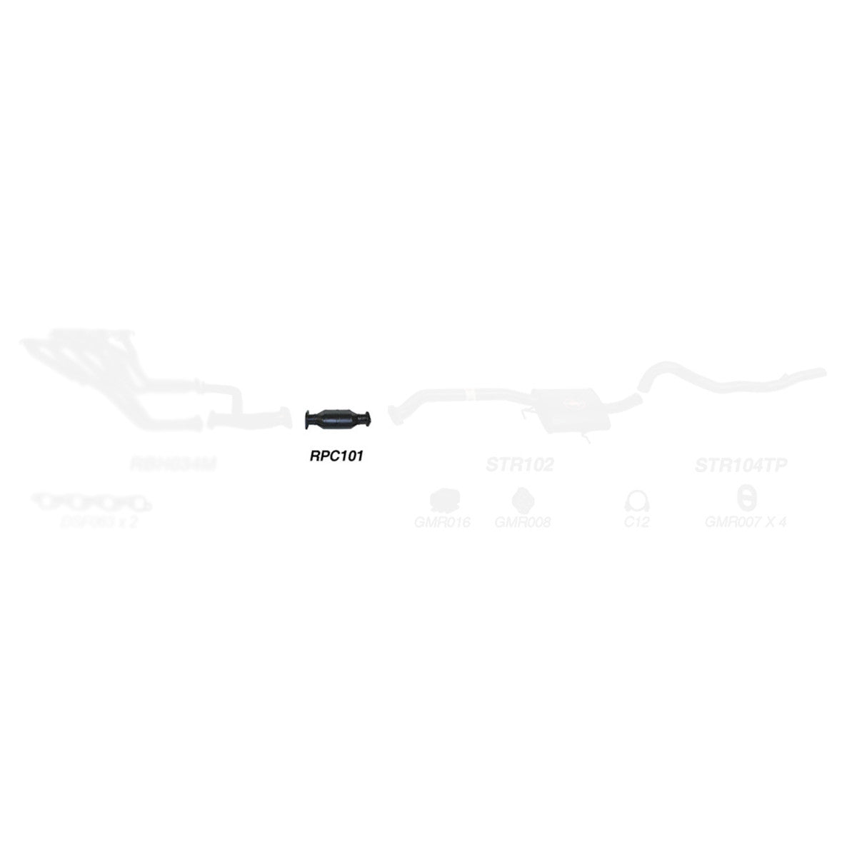Redback Performance Exhaust System for Holden Caprice (04/1990 - 02/1994) Holden Caprice (04/1990 - 02/1994)