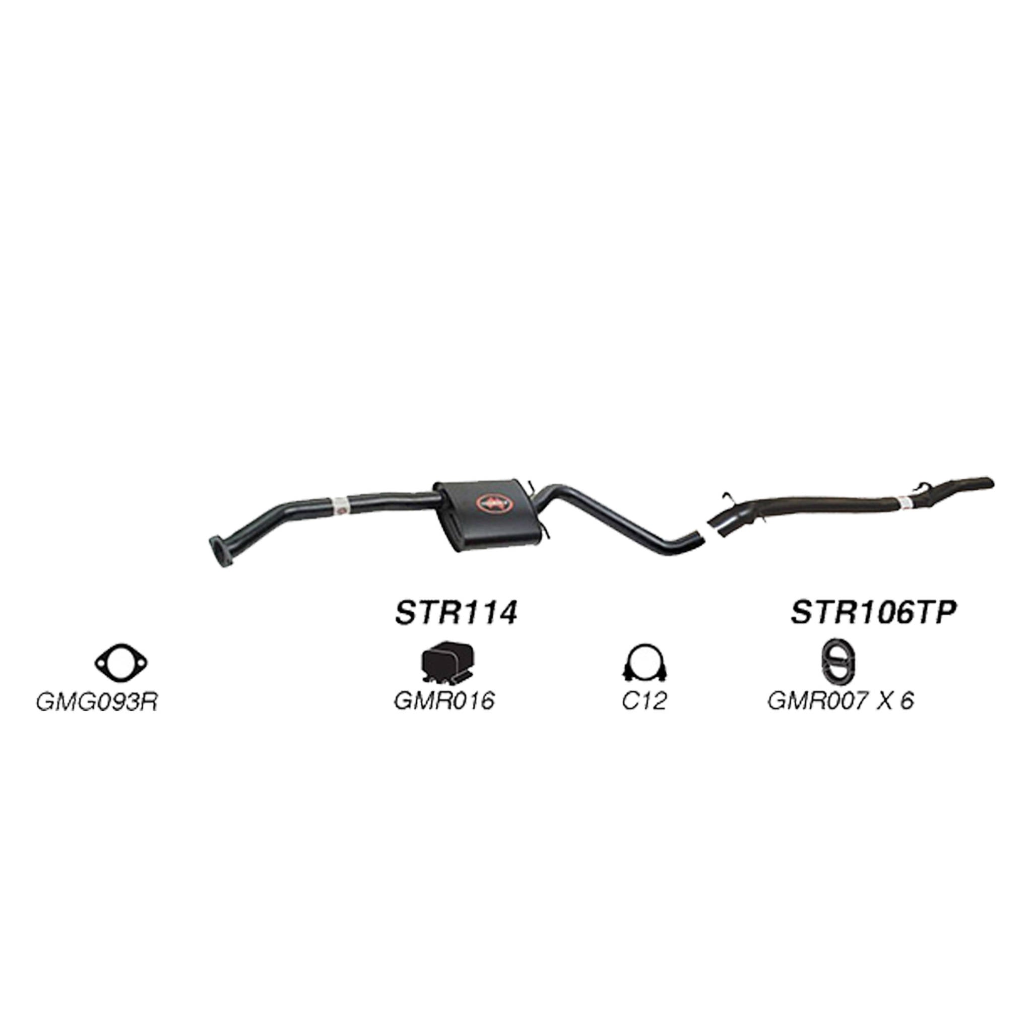 Redback Performance Exhaust System for Holden Caprice (04/1990 - 06/1999) Statesman (04/1990 - 06/1999) - Performance