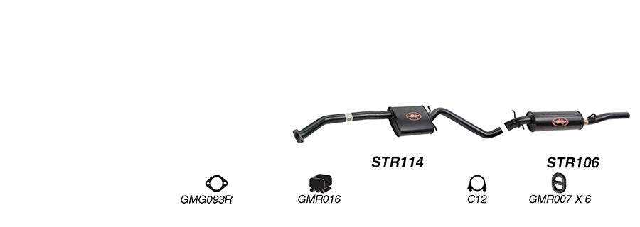 Redback Performance Exhaust System for Holden Caprice (04/1990 - 06/1999) Commodore (04/1990 - 06/1999) Statesman