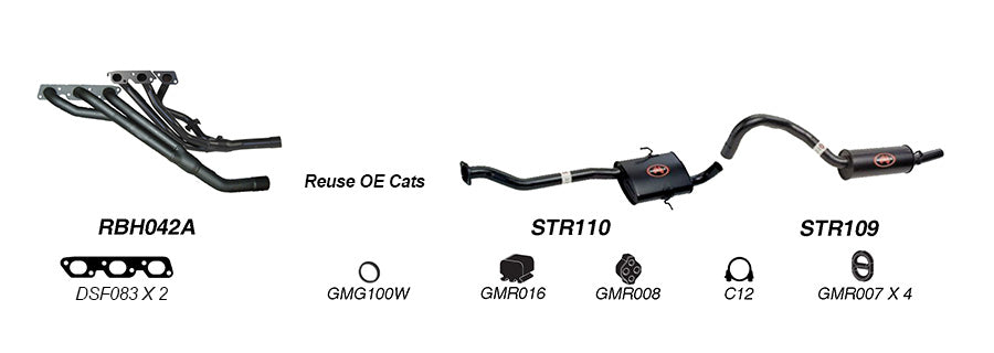 Redback Performance Exhaust System for Holden Commodore (04/1995 - 12/2000) - Performance Exhaust System