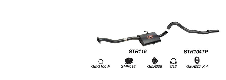 Redback Performance Exhaust System for Holden Commodore VS V6 Sedan with Live Axle - Performance Exhaust System