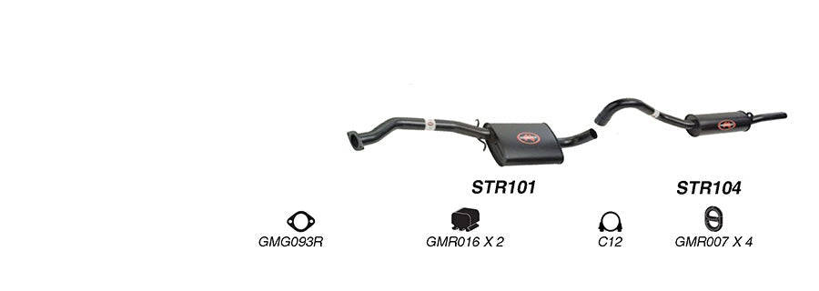 Redback Performance Exhaust System for Holden VL Commodore Sedan (03/1986 - 09/1988) - Performance Exhaust System