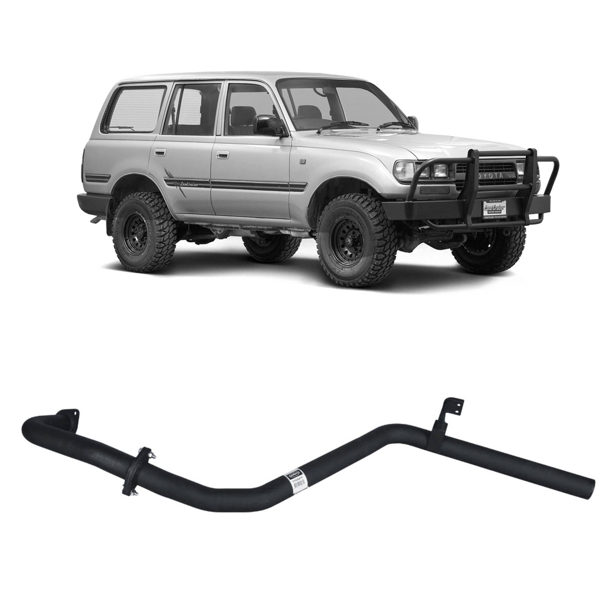 Redback Performance Headers and Exhaust for Toyota Landcruiser 80 Series Wagon 4.5 FZ - Performance Exhaust System