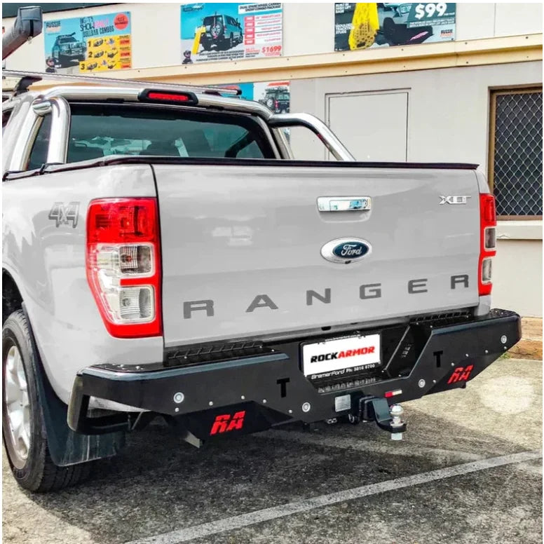 Rockamor Elite Steel Rear Step / Towbar To Suit Ford Ranger Wildtrack 2012-2020