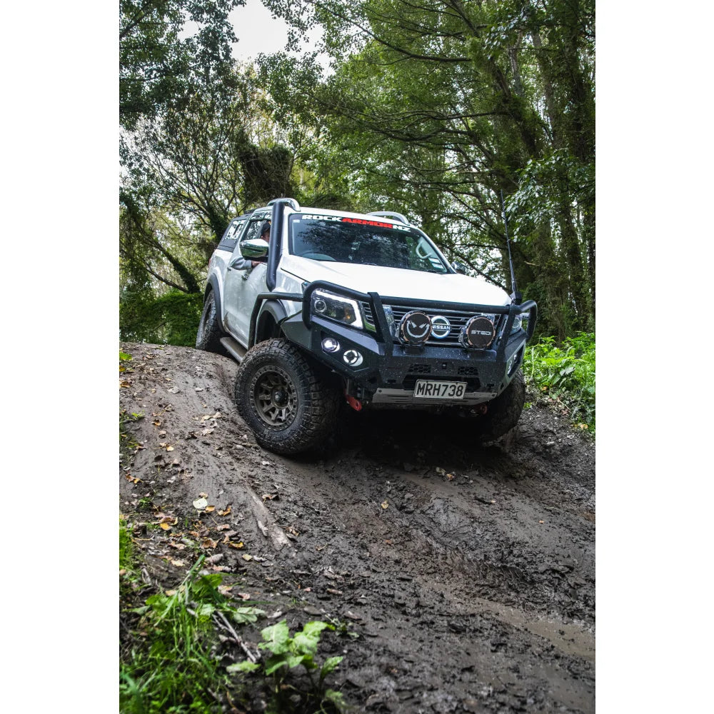 Rockarmor Gt Hoop Bullbar Combo Pack - Nissan Navara D23 Np300 2015 To Current