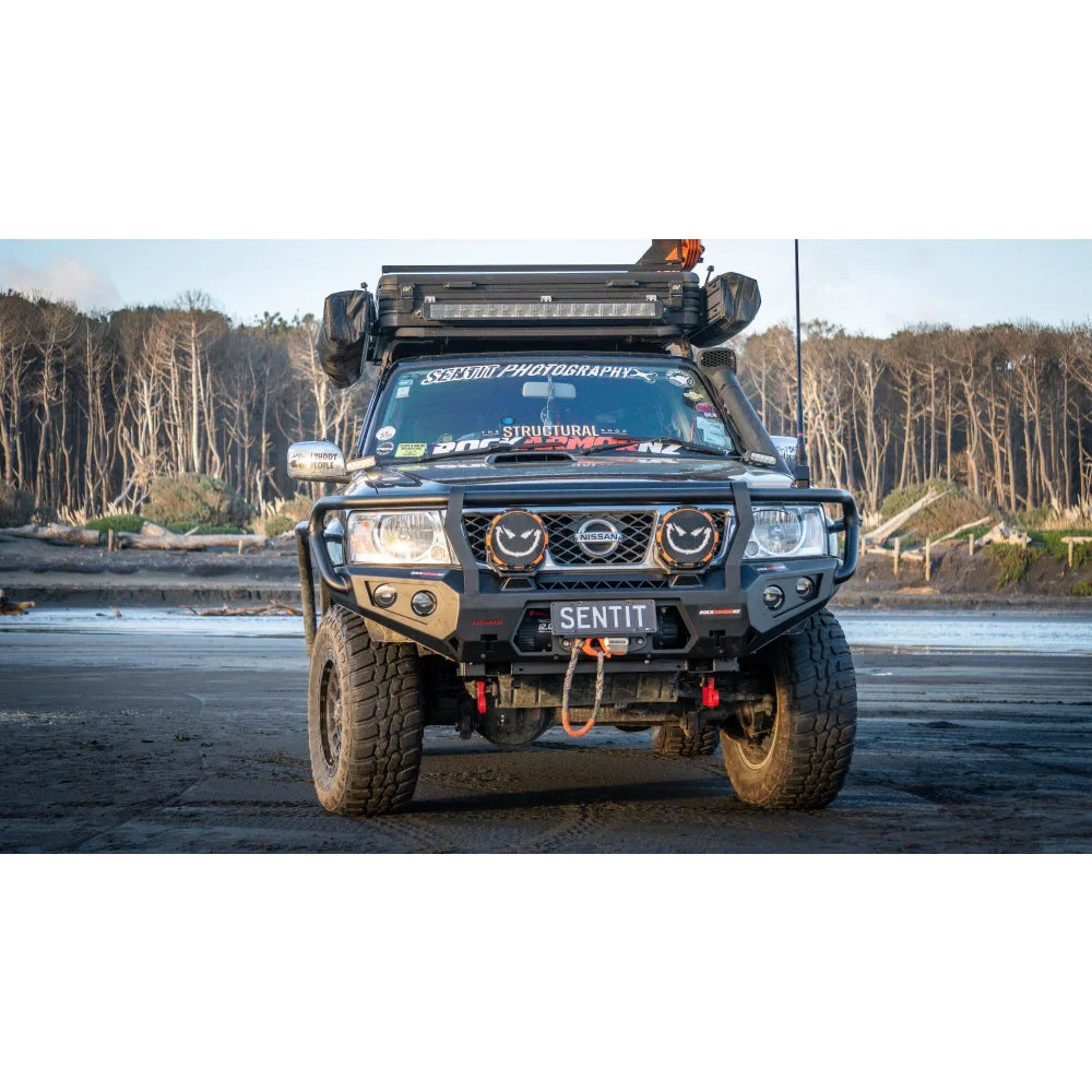 Rockarmor GT Hoop Nissan Patrol GU4 Bullbar Combo