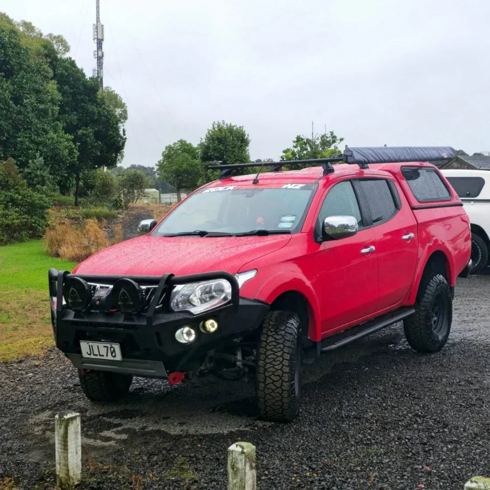 Rockarmor Gt Hoop Steel Bullbar - Mitsubishi Triton MQ 04/2015 - 10/2018 (Full Bar Replacement) - Winch Bar
