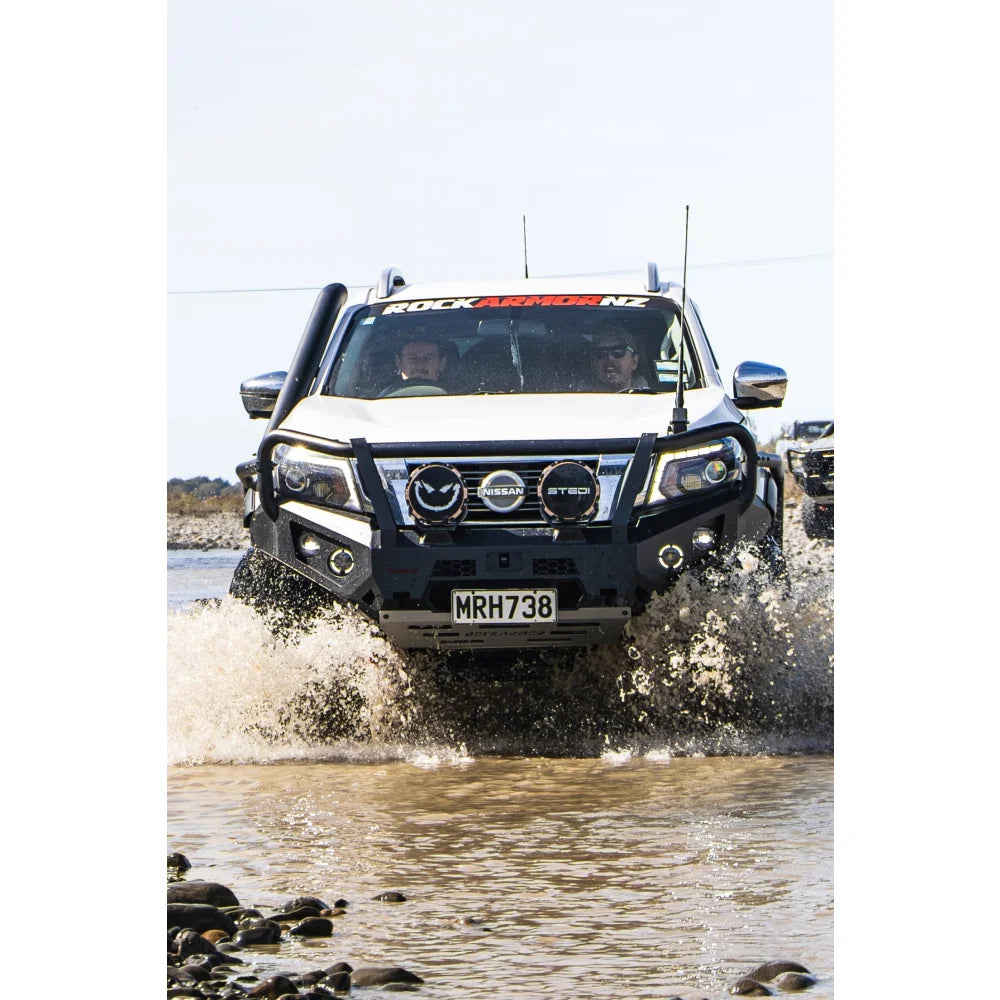 Rockarmor Gt Hoop Steel Bullbar - Nissan Navara Np300 2015 - Current - Winch Bar