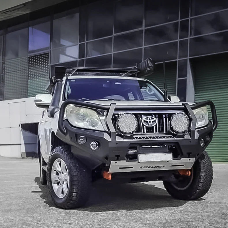 Rockarmor Gt Hoop Steel Bullbar - Toyota Prado 150 Series 2009-2013 (Full Bar Replacement) - Winch Bar