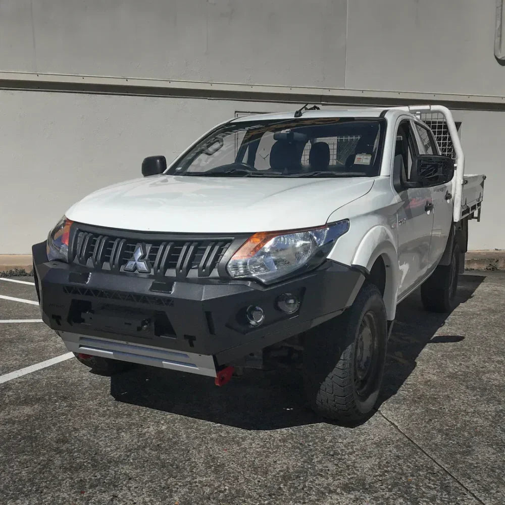 Rockarmor Gt Steel Hoopless Bullbar Combo- Mitsubishi Mq Triton (Full Bar Replacement)