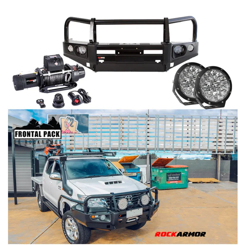 Rockarmor Premium Bullbar Frontal Combo To Suit Toyota Hilux 2005-2011