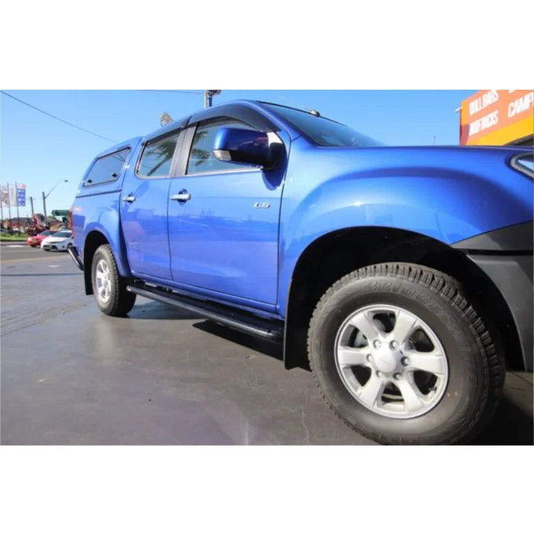 Rockarmor Steel Rockslider Side Steps To Suit Holden Colorado 2012 - Early 2020 Models - Side Steps