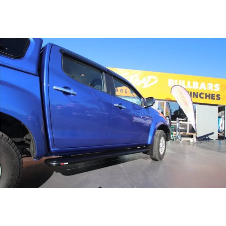 Rockarmor Steel Rockslider Side Steps To Suit Holden Colorado 2012 - Early 2020 Models