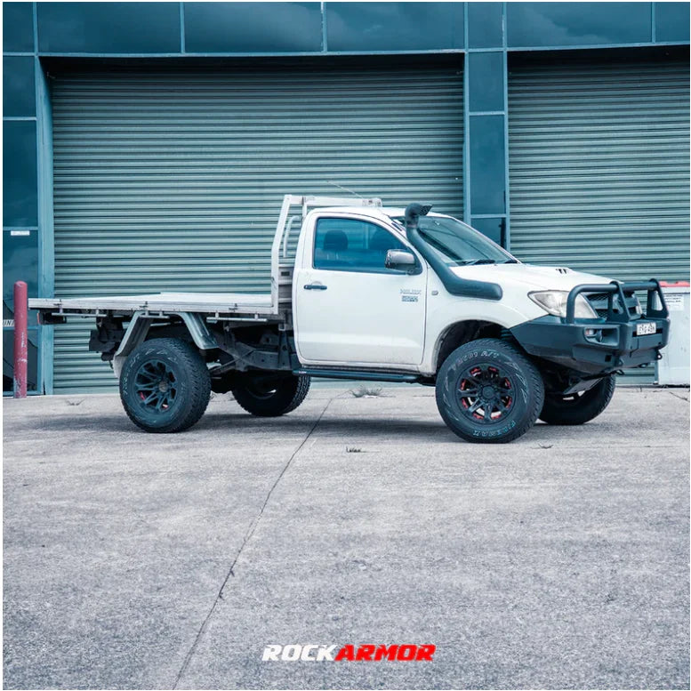 Rockarmor Steel Rockslider Side Steps To Suit Toyota Hilux N70 2005-2015 Single Cab - Side Steps