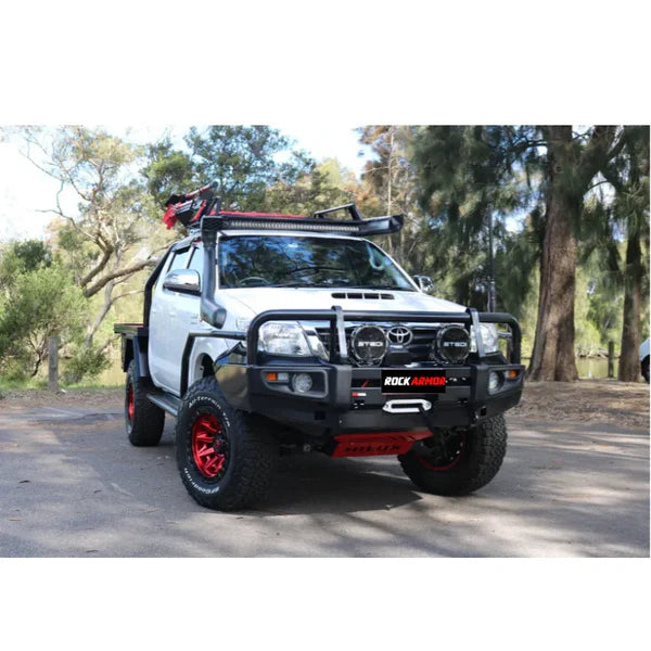 Rockarmor Steel Rockslider Side Steps To Suit Toyota Hilux N70 2005-2015