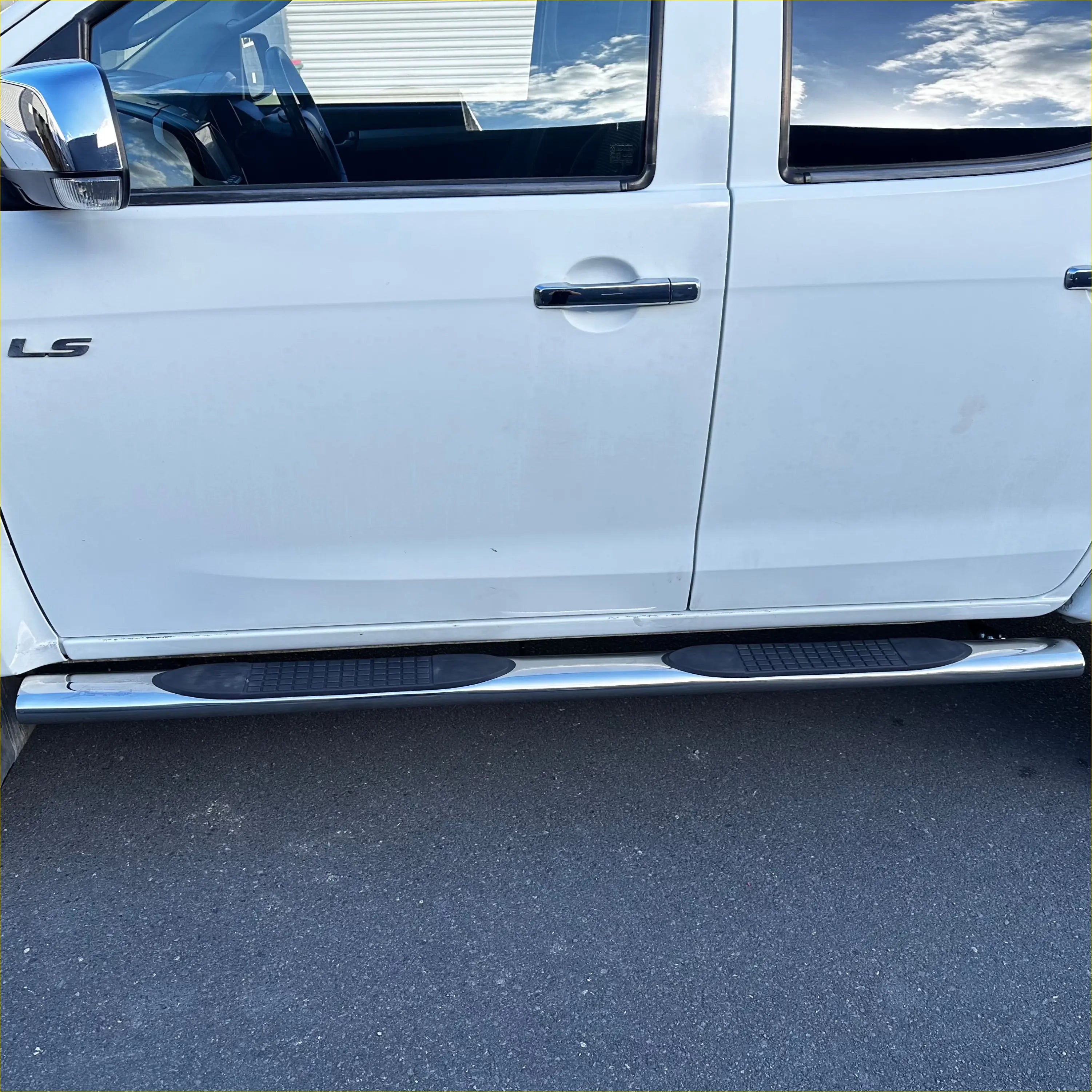 Running Board 4 inch Oval Tube Stainless Steel Hilux Vigo 2005-2015