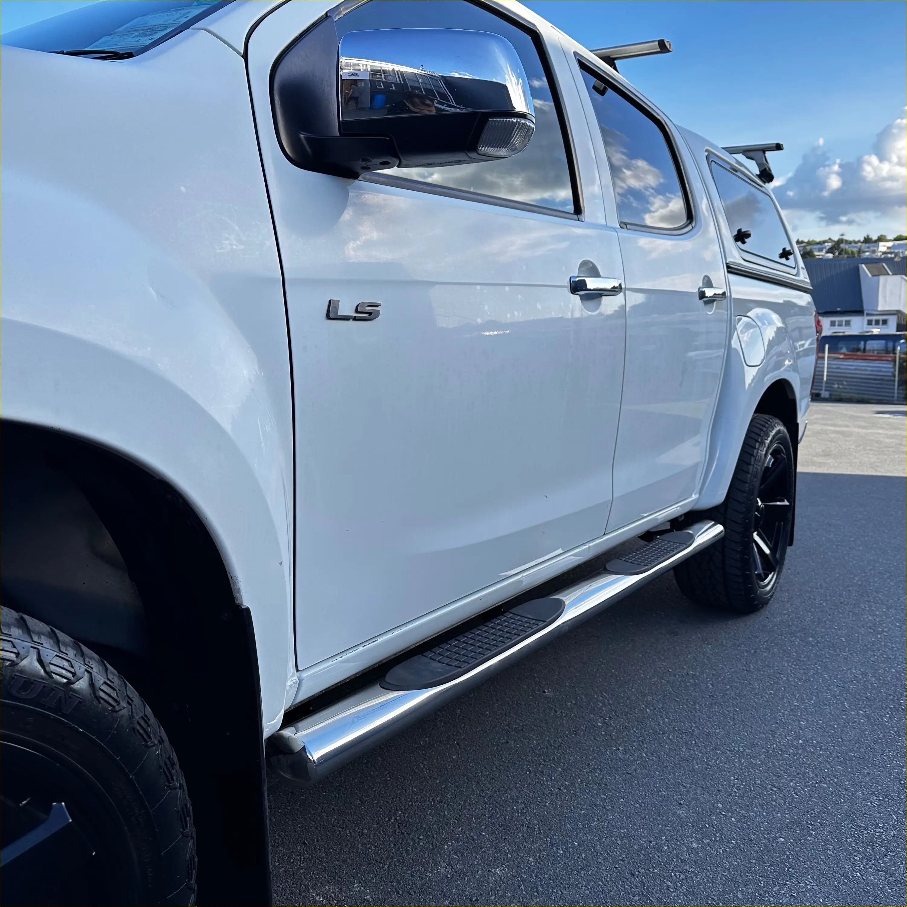 Running Board 4 inch Oval Tube Stainless Steel Hilux Vigo 2005-2015