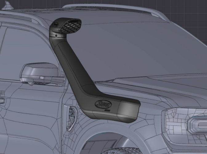 Safari ARMAX Snorkel To Suit Ford Ranger Next-Gen and Ford Everest Next-Gen - Snorkel