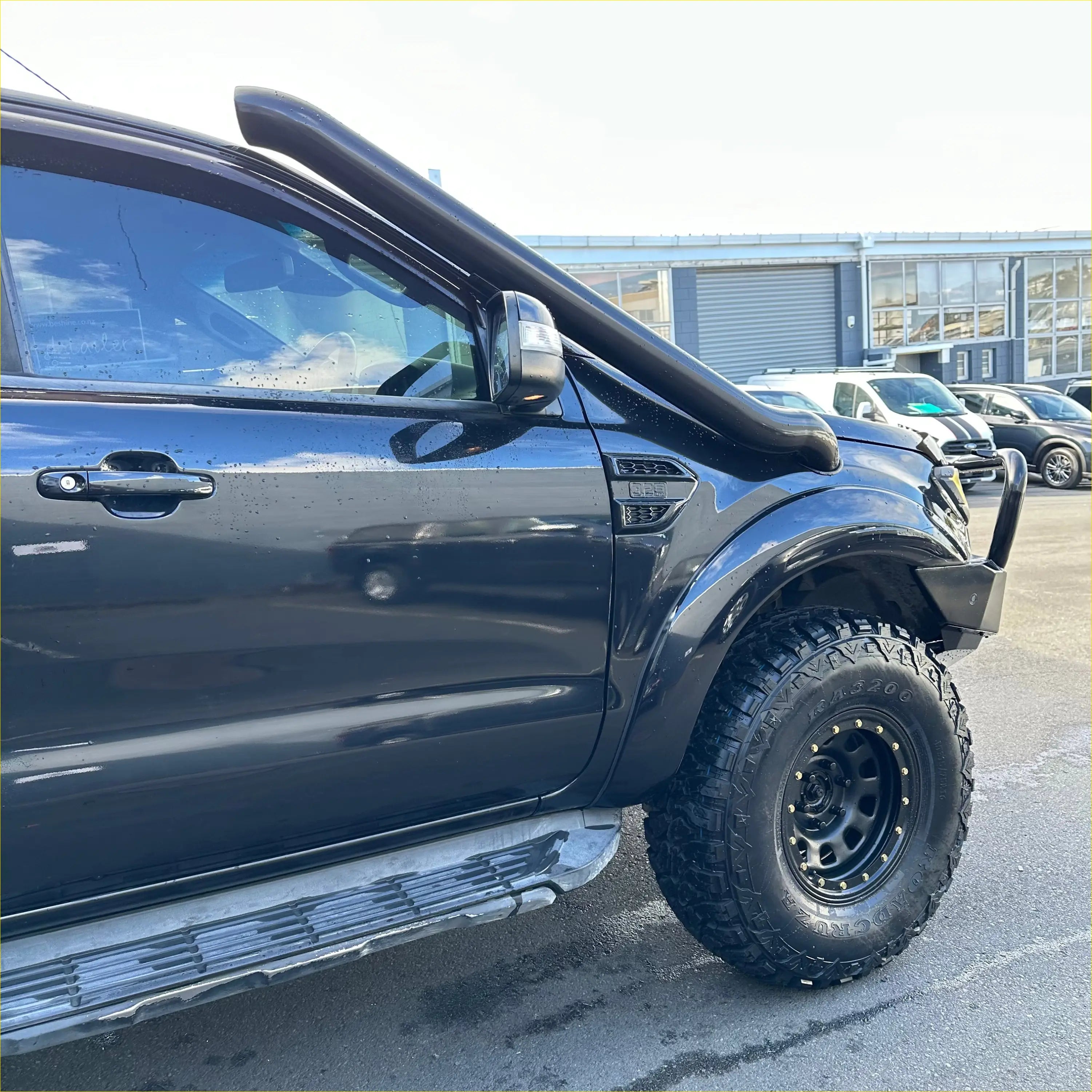 Snorkel Ford Ranger PX2 PX3 2016-2021 Black Stainless Steel