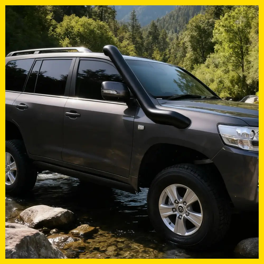 Snorkel Toyota Land Cruiser 200 Series 2017-2022 Black Stainless Steel