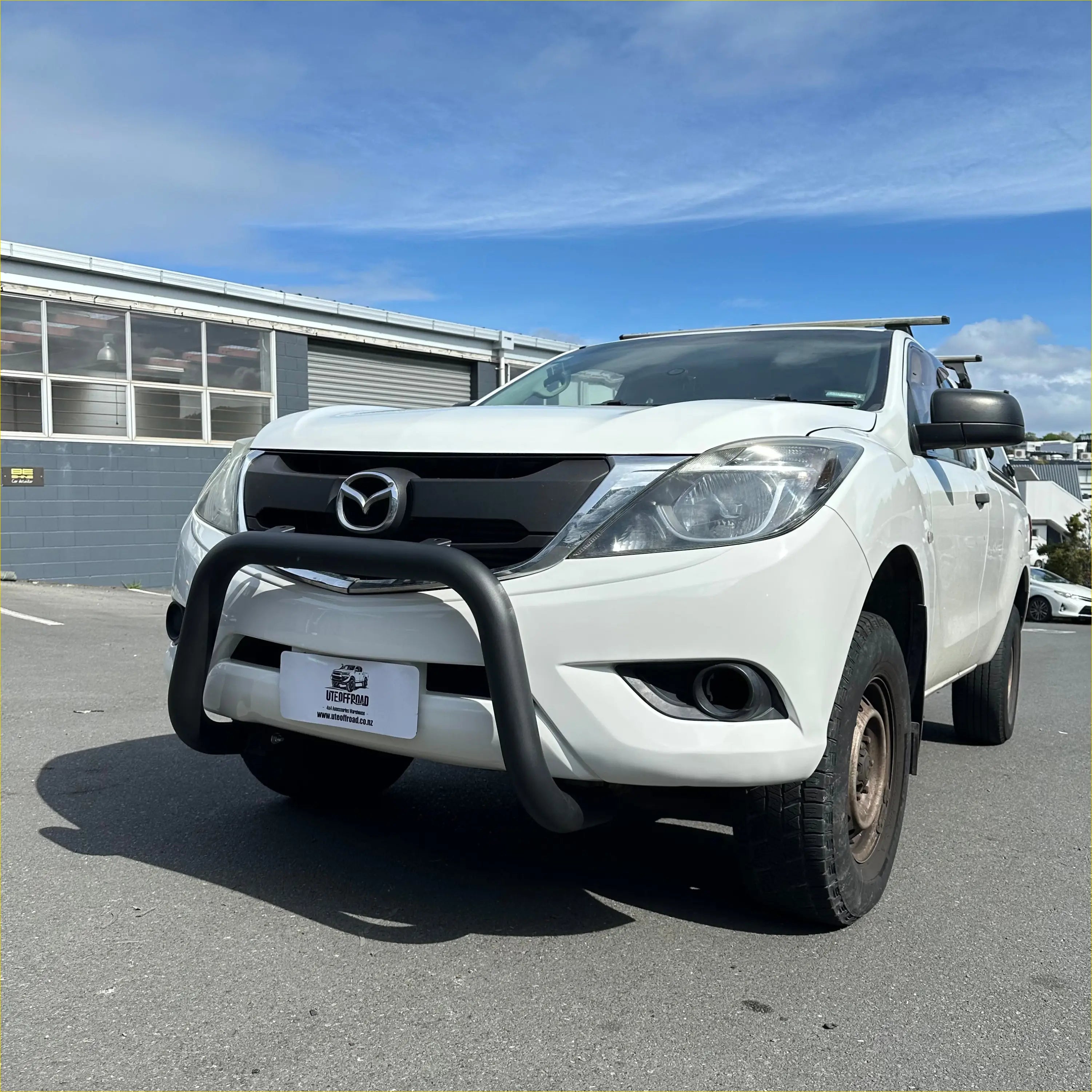 Stainless Steel Nudge Bar Mazda BT-50 2012-2020 Matte Black W2