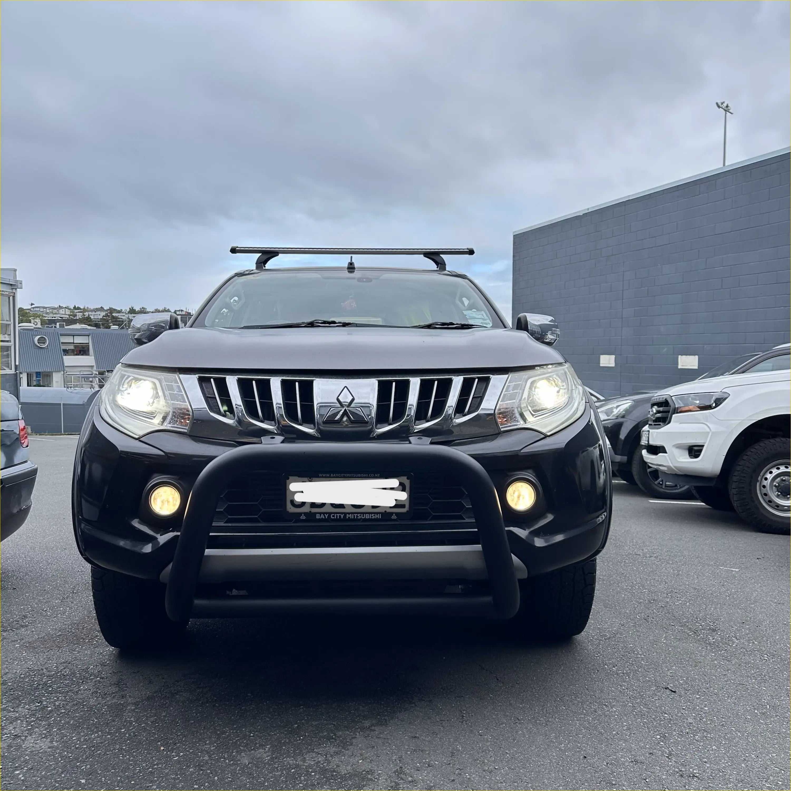 Stainless Steel Nudge Bar Mitsubishi Triton/Pajero 2015-2018 Matte