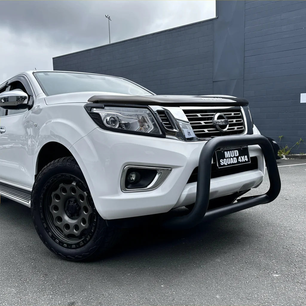 Stainless Steel Nudge Bar Nissan Navara NP300 2015-2020 Matte Black