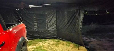 Wall set for 2.5m 270 Bat-Wing Awning