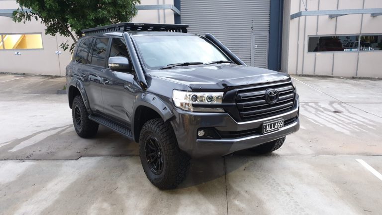 Toyota Landcruiser 200 Series 4″ DUAL Stainless Steel Snorkel Kit (Short Entry)