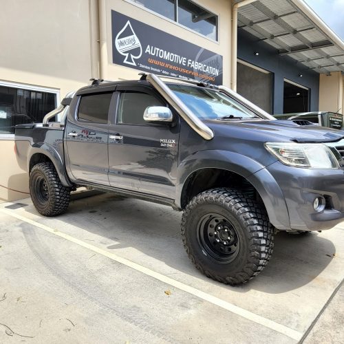 Toyota Hilux N70 (Short) DUAL 4″ Stainless Steel Snorkel Kit