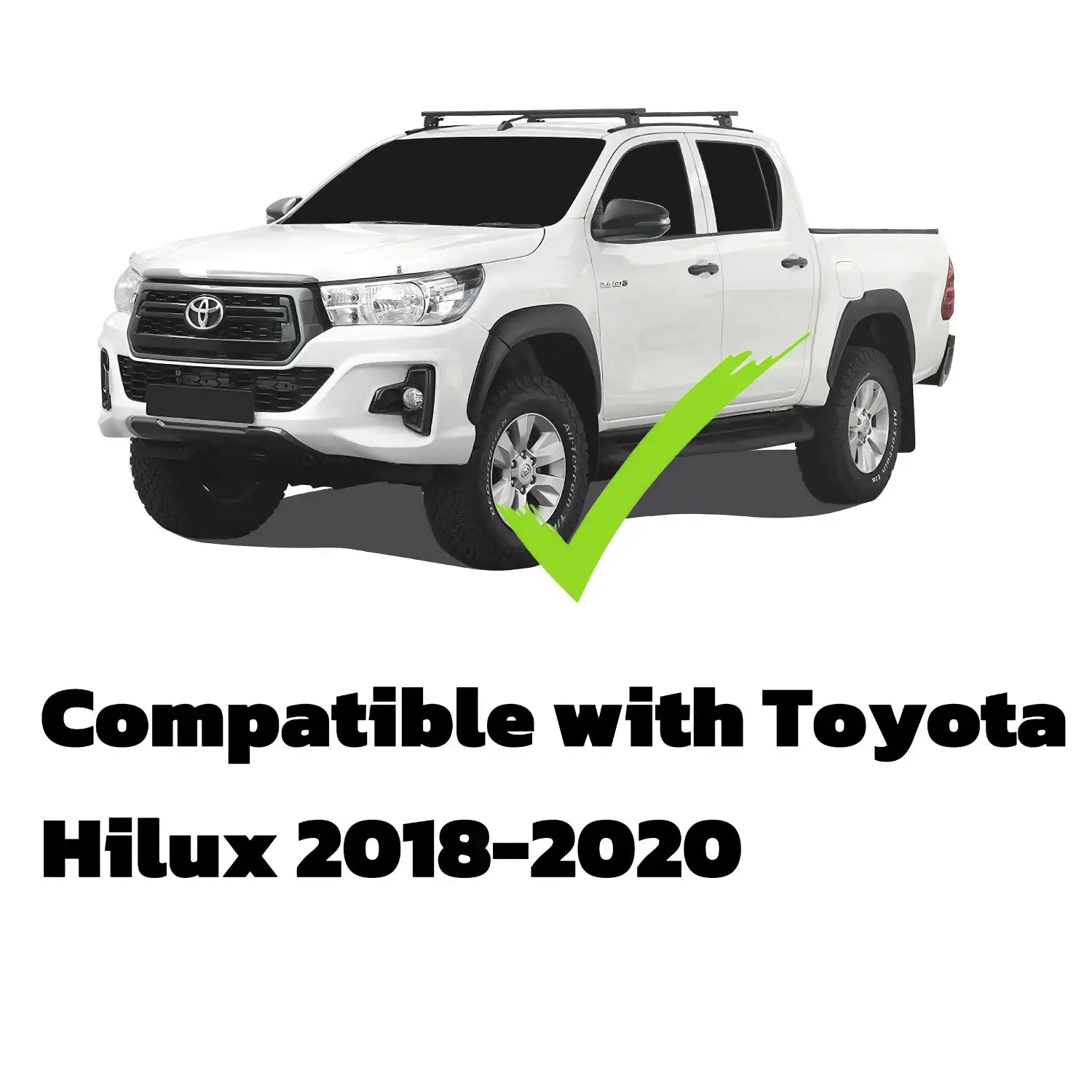 Fender Flare for Toyota Hilux Rocco 2018-2020 Lychee Texture Bolt