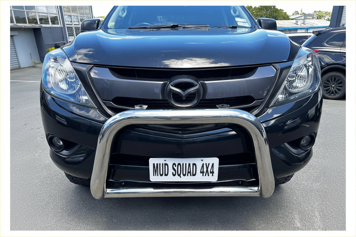 304 Stainless Steel Nudge Bar Mazda BT-50 2012-2020 Chrome