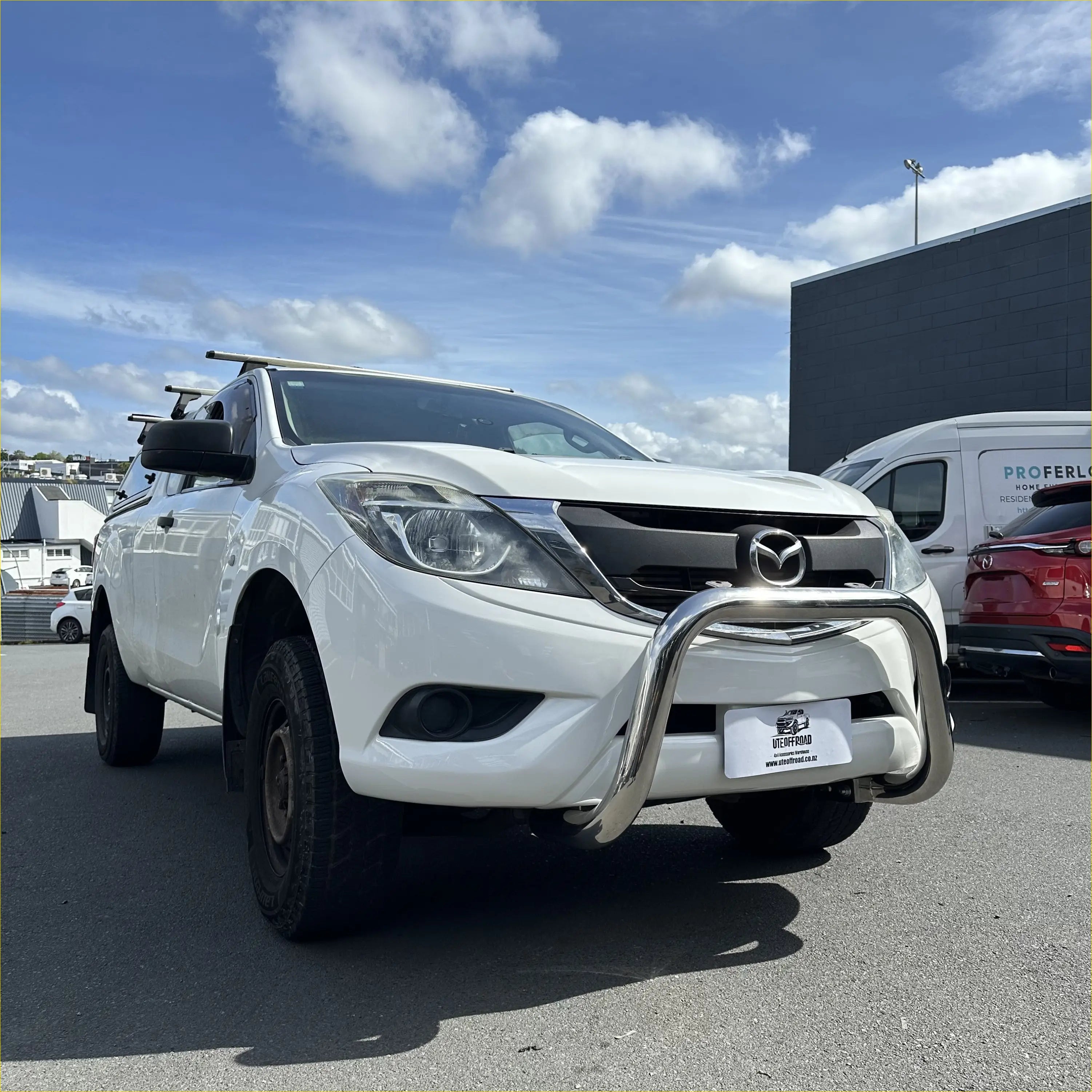 304 Stainless Steel Nudge Bar Mazda BT-50 2012-2020 Chrome W3