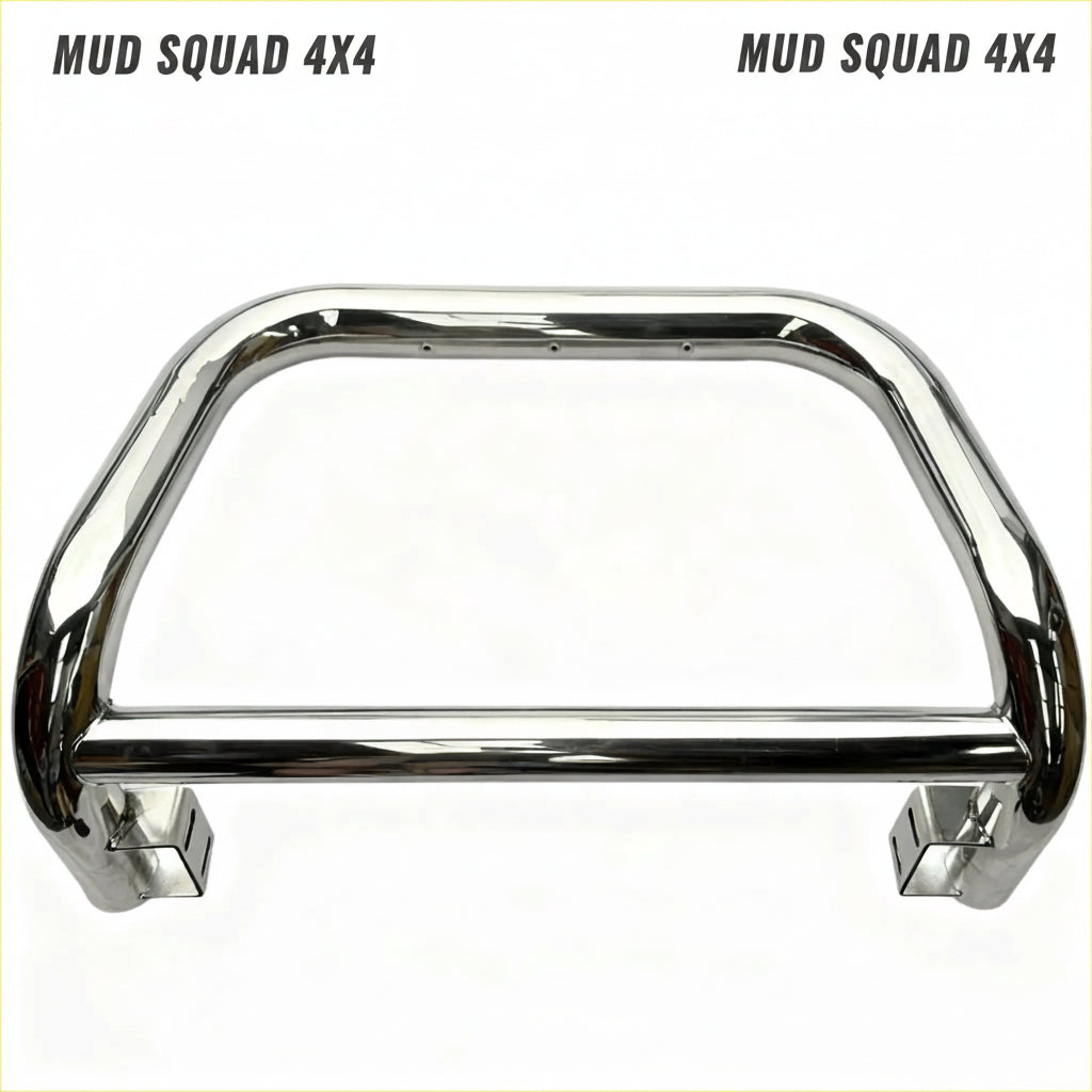 304 Stainless Steel Nudge bar Mazda BT50 2012-2020 Medium Size Chrome - Bar