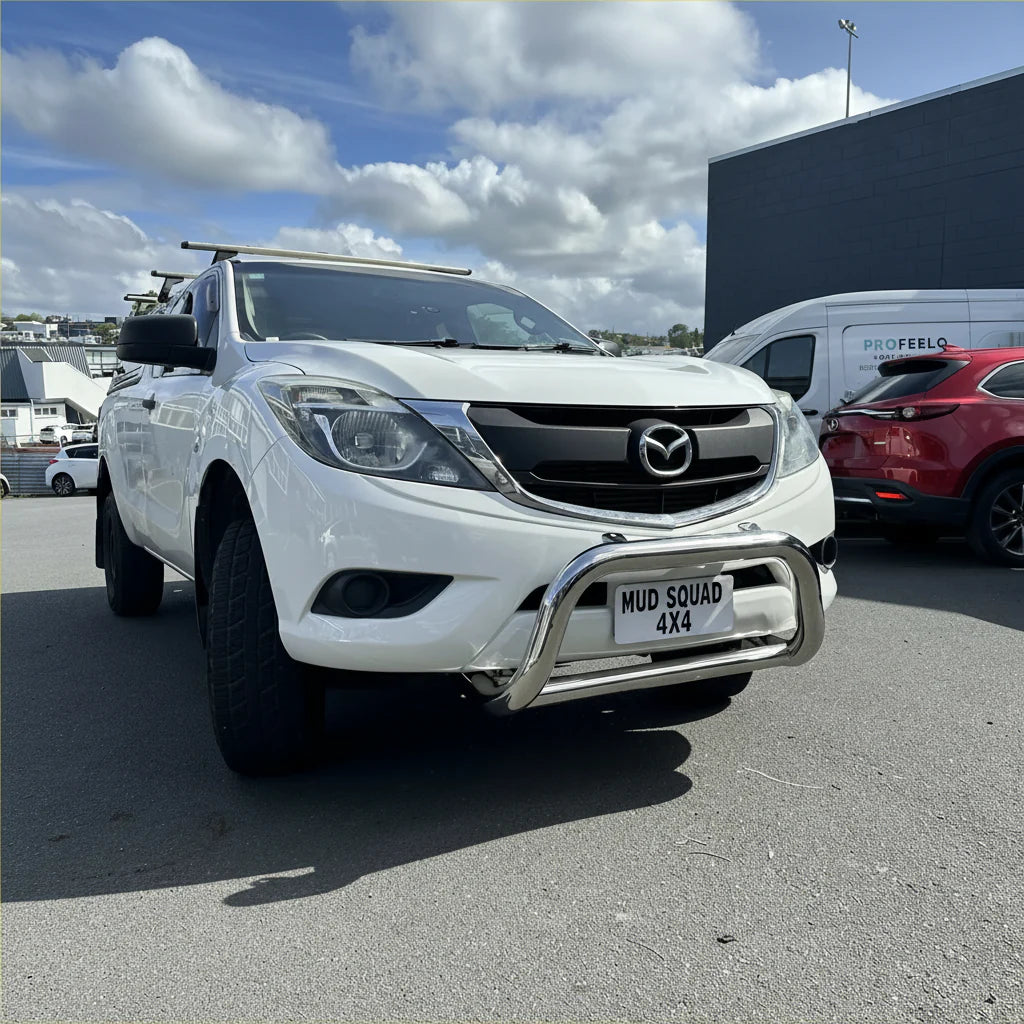 304 Stainless Steel Nudge bar Mazda BT50 2012-2020 Medium Size Chrome - Bar