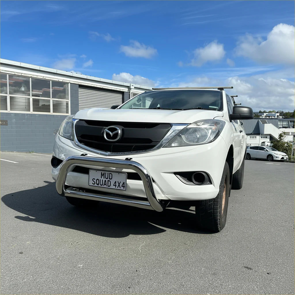 304 Stainless Steel Nudge bar Mazda BT50 2012-2020 Medium Size Chrome - Bar