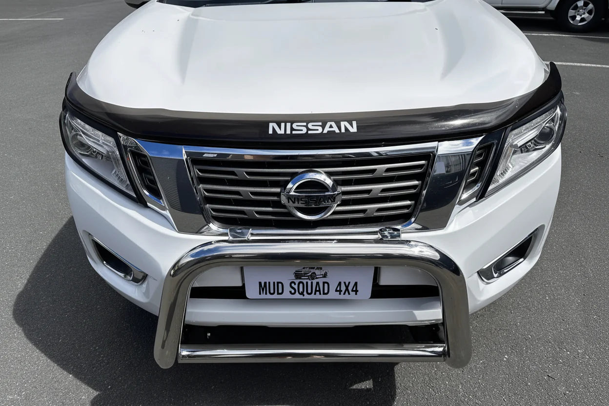 304 Stainless Steel Nudge Bar Nissan Navara NP300 2015-2020 Chrome