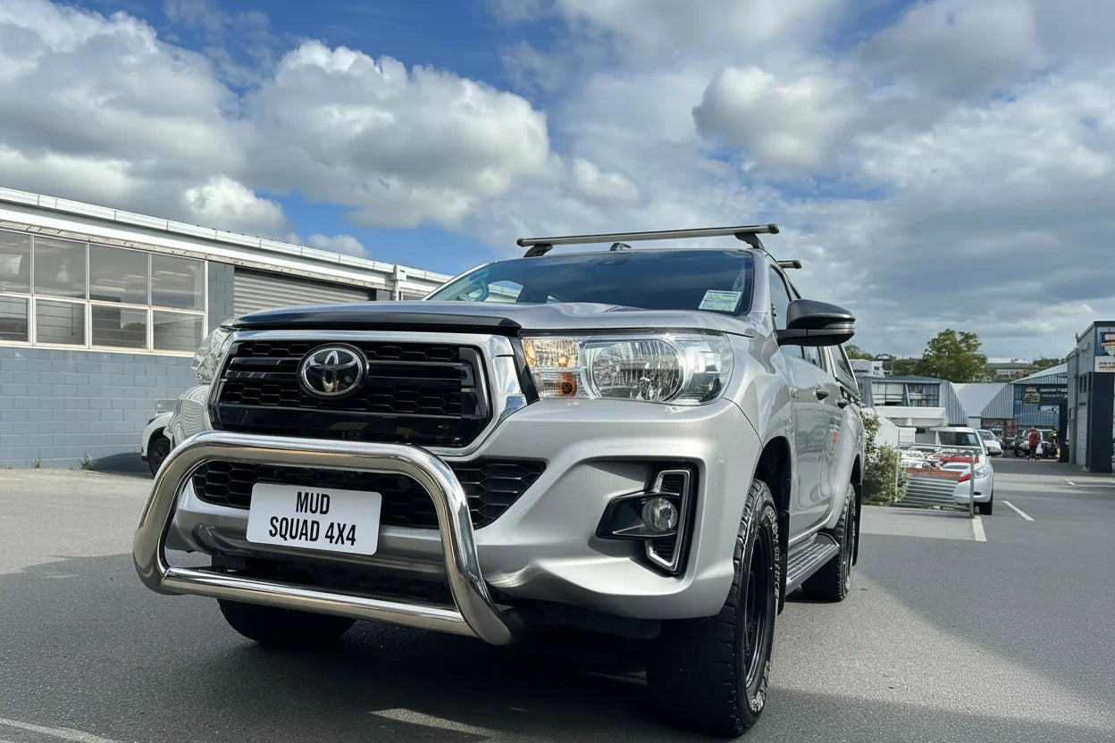304 Stainless Steel Nudge Bar Toyota Hilux 2018-2020 Medium Size
