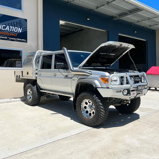 Toyota Landcruiser VDJ76-79 Series 5″ Stainless Steel Snorkel Kit