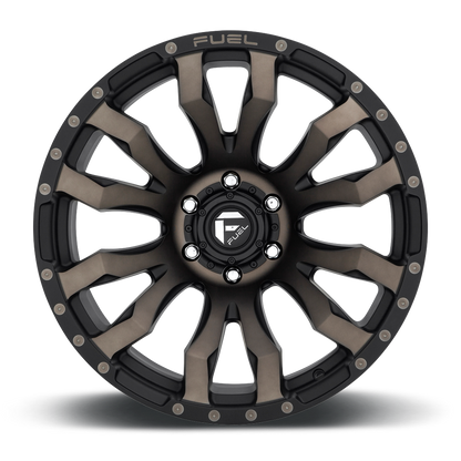 FUEL D674 | BLITZ MATTE BLACK DARK TINT 20 x 9 6-139 +20