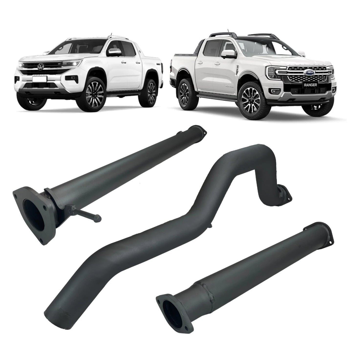 Redback Extreme Duty 3.5" Exhaust for Ford Next Gen Ranger V6 & VW Amarok NF