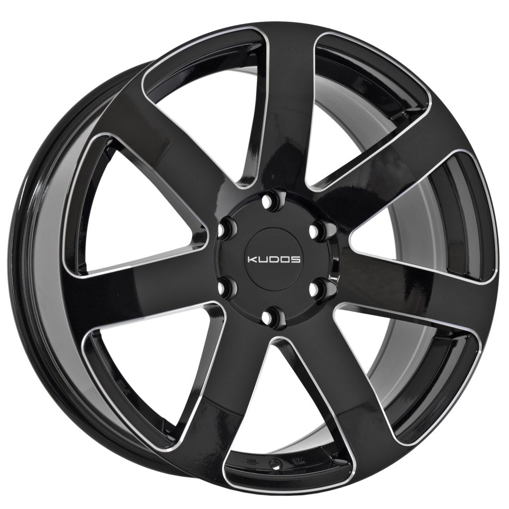 Kudos Detroit Gloss Black Milling 20x9 6x139 +40