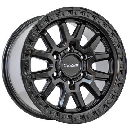 Kudos Nitro Matt Black 18x9 6x139 +38