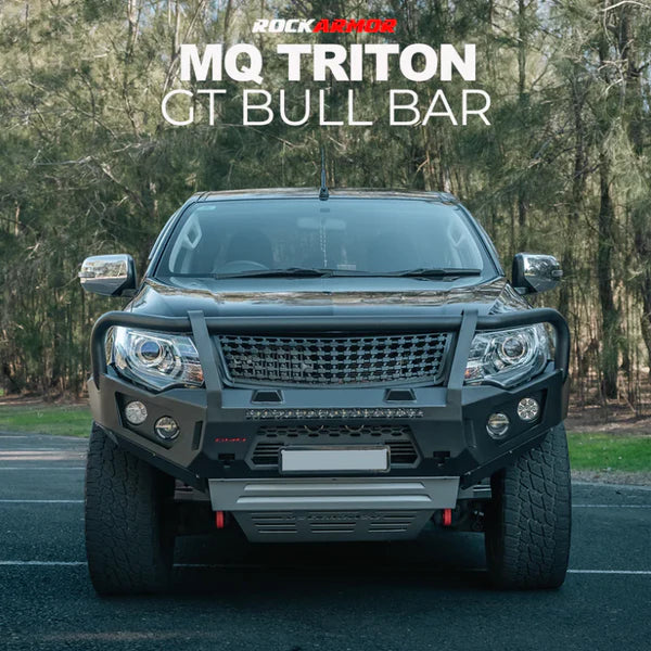 Rockarmor Gt Steel Hoop Bullbar - Mitsubishi Mq Triton (Full Bar Replacement)